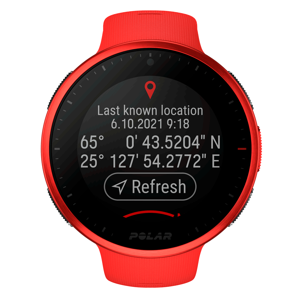 Заказать Мультиспортивные часы-пульсометр с GPS GPS Polar VANTAGE V2, красный