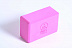 Заказать Блок для йоги INEX EVA Yoga Block laser Logo, розовый, 4" - фото №1