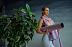Заказать Полотенце для йоги INEX Suede Yoga Towell, Tropical Palm Leaf 71 - фото №4